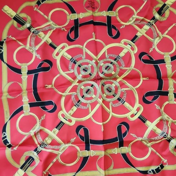 Hermes Silk Scarf, Eperon d'Or - Picture 7 of 11
